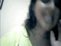 Thick dark skinned Latina teen masturbates for me on webcam
