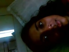 Cute chocolate skin south Indian babe masturbating