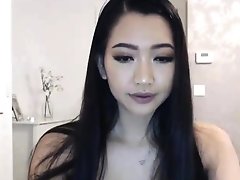 Japanese girl watches guy masturbate and cant