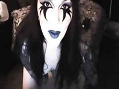 Gothic Brunette Natural Sexiness Exposed
