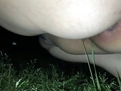 Wife Peeing In Public (Camping) You Can See The Steam