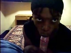 Dirty ebony whore does everything that I tell her on cam