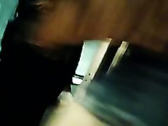 Hidden cam upskirt clip with a fat-legged woman on a train