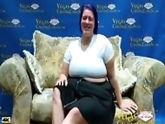 Vegas MILF BBW - First Time On Camera Ever -Rubs - Fingers Her Clit To Orgasm POV - Throat Deep Fucked POV - Anal Pounding POV - Casting In Las Vega