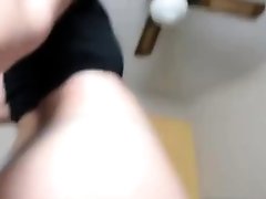 OMG THAT PERFECT ASS and She Swallows 12 Inch Dildo