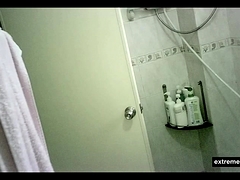 Asian niece 19 spied while showering