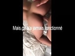 French Girl With Amazing Natural Tits On Homemade Amateur