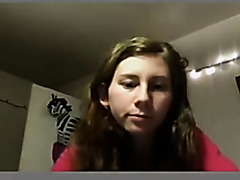 Slut playing on webcam