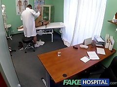 FakeHospital Surprise creampie for girl with small pussy and nice ass