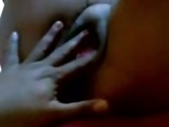 Cute Indian housewife submissively sucks dick on webcam