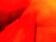 The pink and shaved pussy of my girlfriend on closeup cam vid