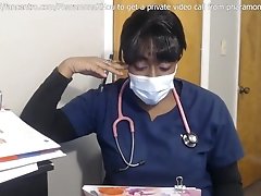 'POV Roleplay Your Sexy Follow-up Appointment With Ebony Doctor'