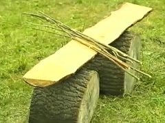 Caning the girls in the girl scout camp