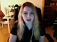 Geile Blondine Webcam Show - Beginn