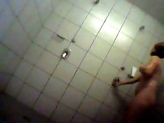 Mature ginger coworker slut takes shower on hidden cam