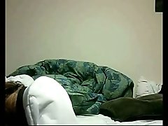 Naughty amateur gal pleasing her pussy on webcam session