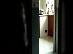 Asian Wife Fucked From Behind At Kitchen Hidden Cam