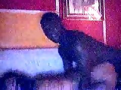 Black boyfriend hammers my white pussy with his BBC on webcam
