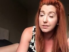 Hot Natural Hairy Redhead Masturbates Solo to Orgasm
