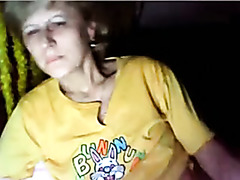 having fun with a woman  of 40 yrs old  on chatroulette