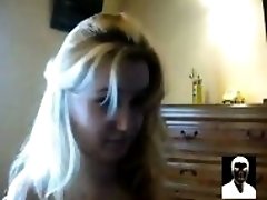 Blonde teen webcam blowjob