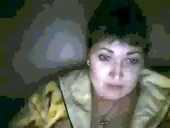 Ugly as shit Russian webcam bitch showed my buddy her tits