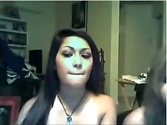 Two stunningly sexy teens put on a great webcam show for  me