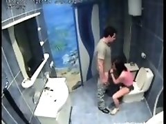 Couple caught by hidden camera in hotels bathroom pt2