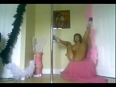 Astonishing striptease show with my webcam acquaintance