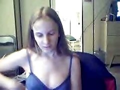 Delicate webcam teen gets fucked and eaten by her boo on webcam