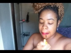 'Smoking Big Lips Ebony Black Girl Sexy Audio Voice Erotic Poetry Music Spoken Word - Cami Creams'