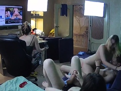 Amateur couple has sex on a hidden cam