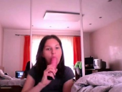 irish girl having fun on webcam