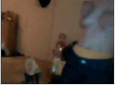 Pale skin mature slut form UK shows me her saggy rack on webcam